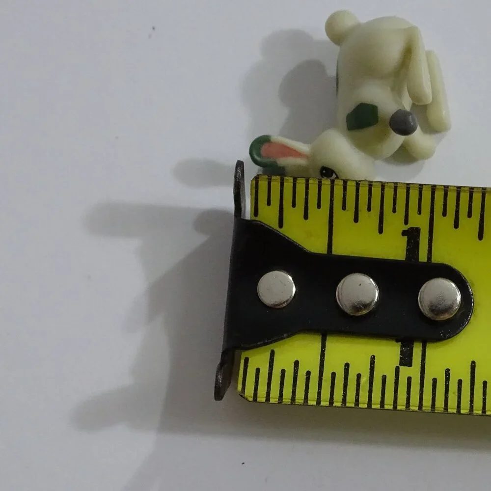 Roblox Miniature Rabbit Figure Cream Green Collectible Toy Animal 1 inch